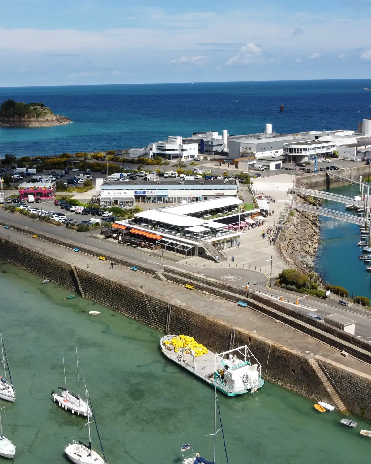 Le port d'Armor vu du ciel — Atypic