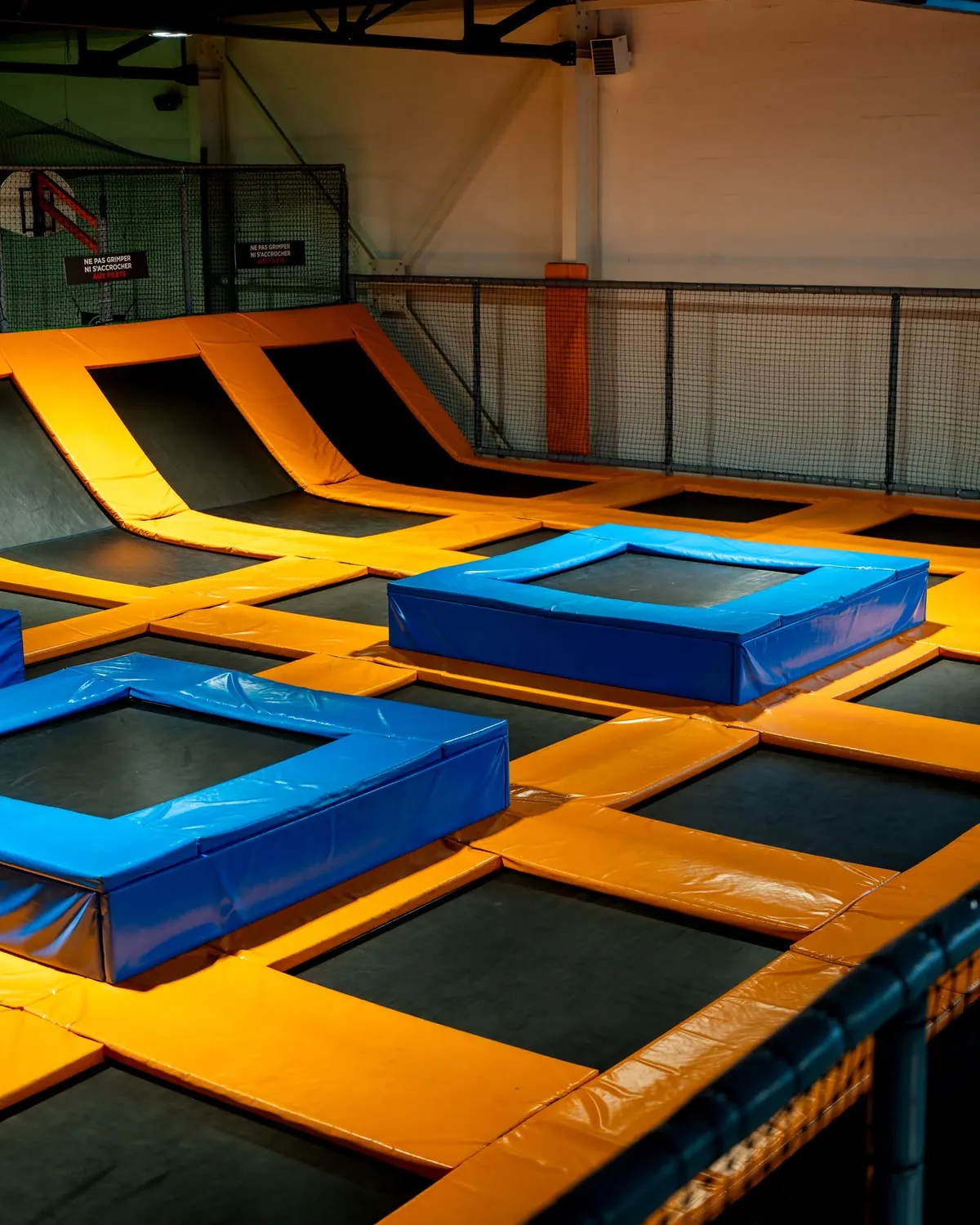 Trampolines du parc Jump Session