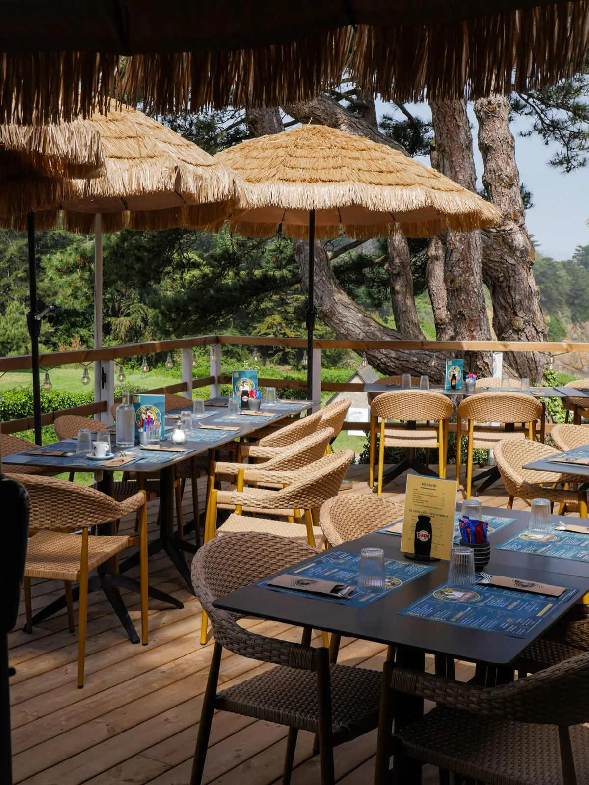 Terrasse de La Crique, à Saint-Cast-le-Guildo